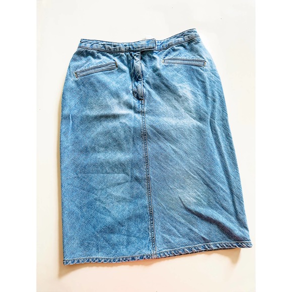 Y2K Light Denim Skirt‎ - Picture 1 of 6